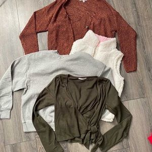 Cardigan tops bundle